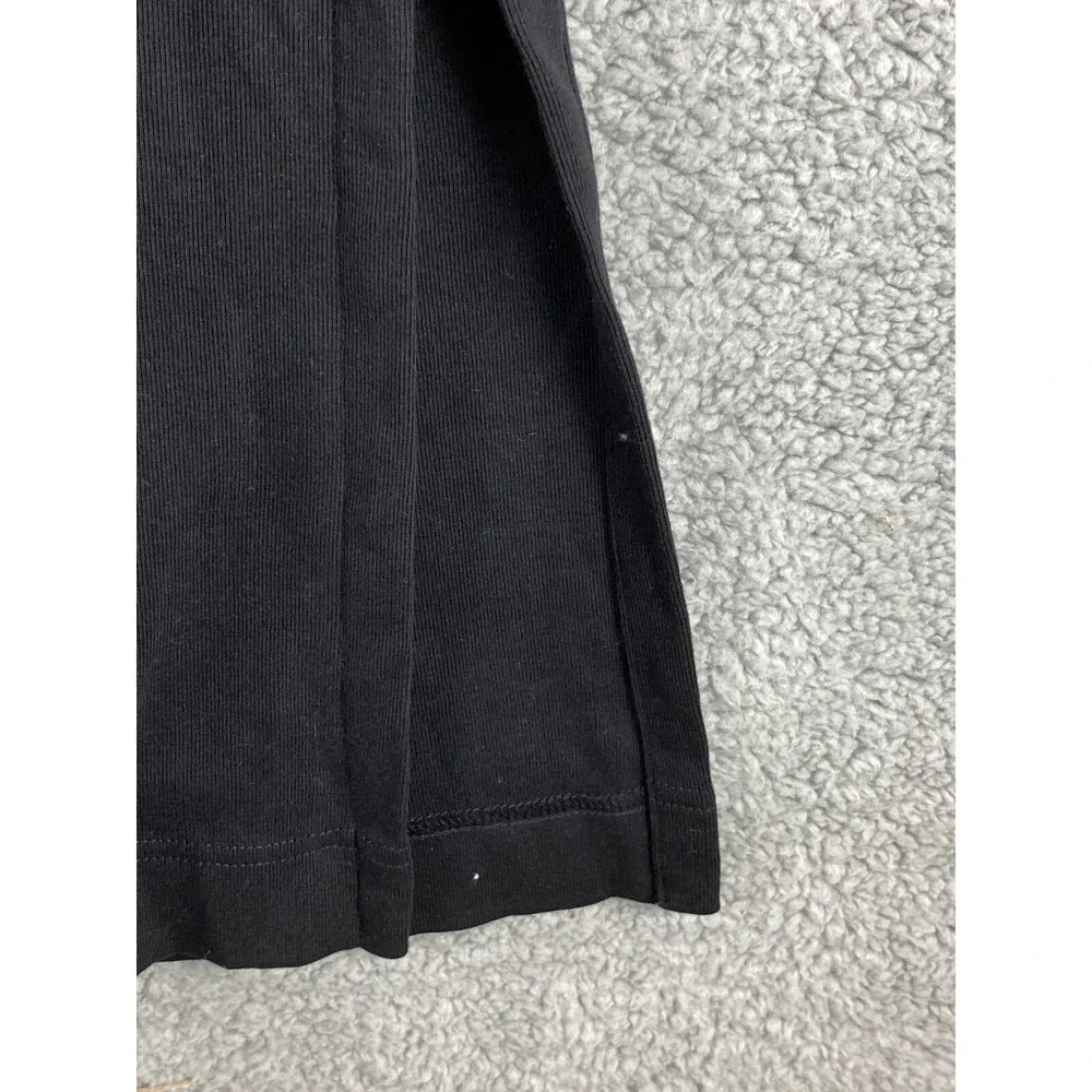 Lauren Ralph Lauren Pencil Dress Women PS Black Spaghetti Straps Long Side Slits